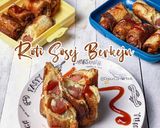 Gambar langkah 7 resipi Roti Sosej Berkeju.