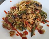 A picture of step 7 of Ramen Stir Fry.