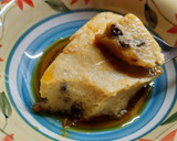 Foto del paso 8 de la receta: Budín de pan (sin cocción) con pasas de uva