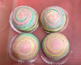 Foto langkah ke 9 dari resep Thousand layer 🥮 / 🦄 Unicorn 🥮 / Spiral 🥮.