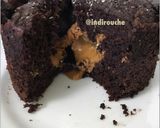 Foto langkah ke 5 dari resep Chocolate Peanut Butter Mug Cake Keto.