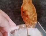 Foto del paso 4 de la receta: Piruleta crujiente de gamba marinada con lima, sishimi y togarashi