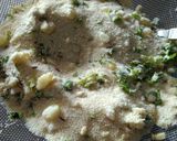 A picture of step 1 of Ginger Garlic Rava idli.