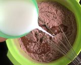 Foto langkah ke 2 dari resep Brownies kukus tanpa telur (no mixer) snack MPASI 1y+.