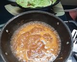 A picture of step 7 of Schezwan fried rice sizzler.