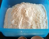 A picture of step 1 of Mawa Cake.