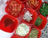 A picture of step 1 of Sprouts salad.