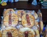 Foto langkah ke 5 dari resep Roti manis dan sosis.