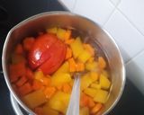 A picture of step 1 of Light Pumpkin Soup.