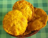 A picture of step 4 of Masala Poori.