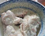 A picture of step 1 of KFC style fried chicken #themechallenge.