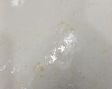 A picture of step 1 of Amaranth or Rajgira Halwa.