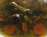 Zöldséges májgaluska leves recept fázis 5 fotója