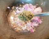 A picture of step 3 of Rava Khichdi.
