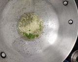 A picture of step 4 of Sarson ka saag Makki di roti.