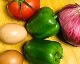 A picture of step 1 of Shakshuka.