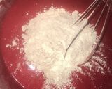 A picture of step 6 of Redvelvet cake.