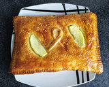Foto del paso 7 de la receta: Saquitos y empanada de hojaldre rellenos de morcilla
