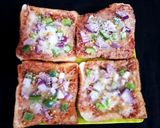 A picture of step 6 of Bread pizza.