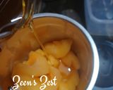 A picture of step 1 of Muskmelon Sorbet.