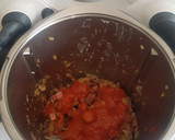 Foto del paso 6 de la receta: Espaguetis con setas, jamón y salsa de tomate. Thermomix