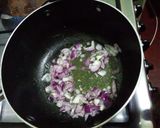 A picture of step 1 of Lentils stew (kamande).