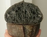 Foto langkah ke 24 dari resep Charcoal Sourdough Bread (Open Bake Method - Oven Tangkring).