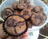 Foto langkah ke 5 dari resep Brownies kering "cup mini".