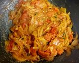 A picture of step 1 of Paneer matar masala.