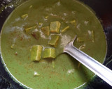 A picture of step 9 of Palak Paneer.