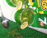 A picture of step 5 of Green ice soda💚گرین آٸس سوڈا💚.