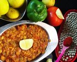 A picture of step 4 of Dry peas curry.