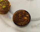 A picture of step 6 of Date rounds (khajoor puri).