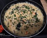 Foto del paso 8 de la receta: Risotto de langostinos y mix de setas