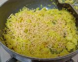 A picture of step 6 of Kanda, Batata Poha with Aloo Bhujia Sev.