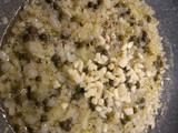 Lengua con alcaparras y almendras