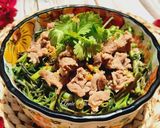 Hình bước làm 3 của món Bò xào rau muống