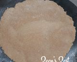 A picture of step 2 of Khapli or Emmer Wheat flour Flatbread.