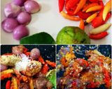 Foto langkah ke 2 dari resep Bakso Goreng Sambal Kencur (Pedasss level 10).