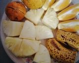 A picture of step 3 of #photographchalleng mixed fruits.