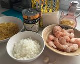 Foto del paso 1 de la receta: Macarrones de marisco, con caldo Dashi y salsita de leche coco