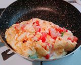 A picture of step 5 of Turkish simple easy omelette♪.