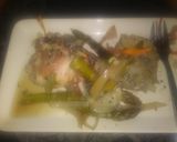 A picture of step 5 of Chicken Thighs With Asparagus & Onions.
