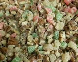 A picture of step 1 of Christmas Fruitcake Cookies.