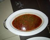 A picture of step 1 of Masa wit veggie soup.