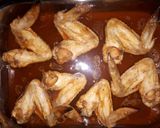 Mézes-ketchupos csirkeszárny recept fázis 4 fotója