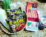 Hình bước làm 1 của món 🍄🐙 Lẩu mì siu Kay Hàn Quốc 🍲🍝
