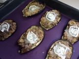 Berenjenas rellenas de atún y champiñones Tupperware