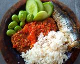 Foto langkah ke 2 dari resep #nasi ikan oncom sambal geprek.