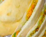 A picture of step 5 of Cheesy pita pockets.